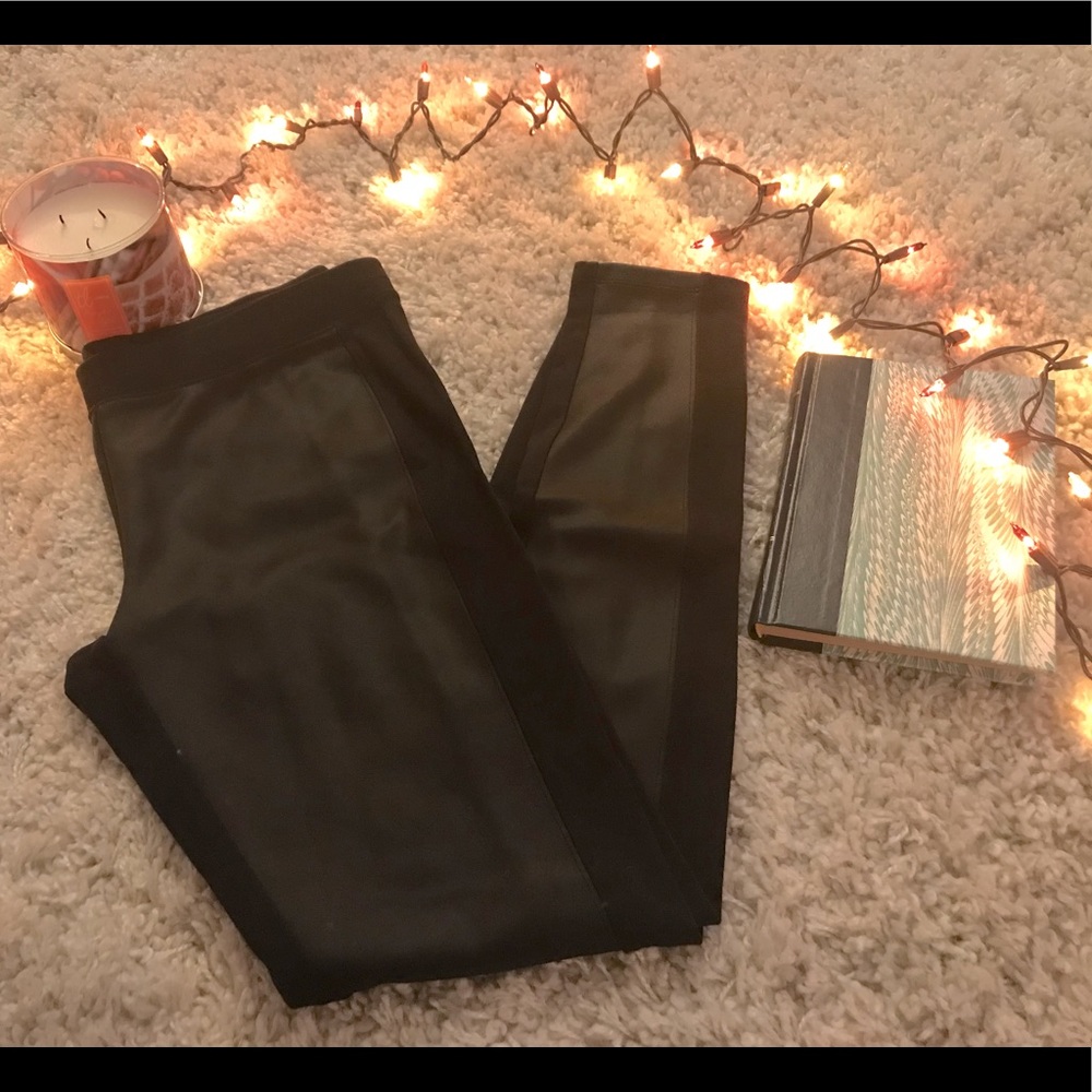 Express Pleather Leggings - Size M